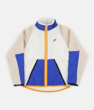 Nike Winter Fleece Jacket - Sail / Game Royal / Desert Sand