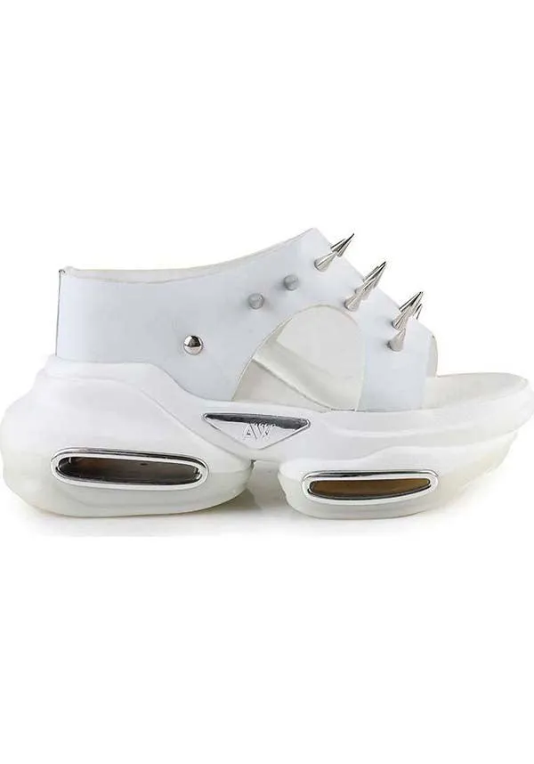 Ninja Fruit-01 [White] | PLATFORM SANDALS*