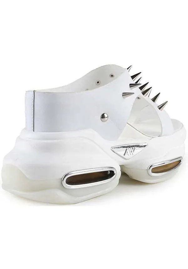 Ninja Fruit-01 [White] | PLATFORM SANDALS*