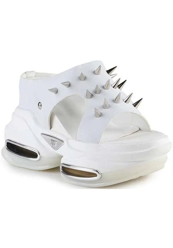 Ninja Fruit-01 [White] | PLATFORM SANDALS*