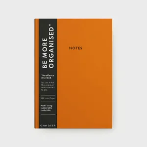 Ohh Deer A5 Notebook - Burnt Orange