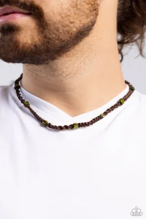 Paparazzi Necklace ~ Scenic Climb - Green