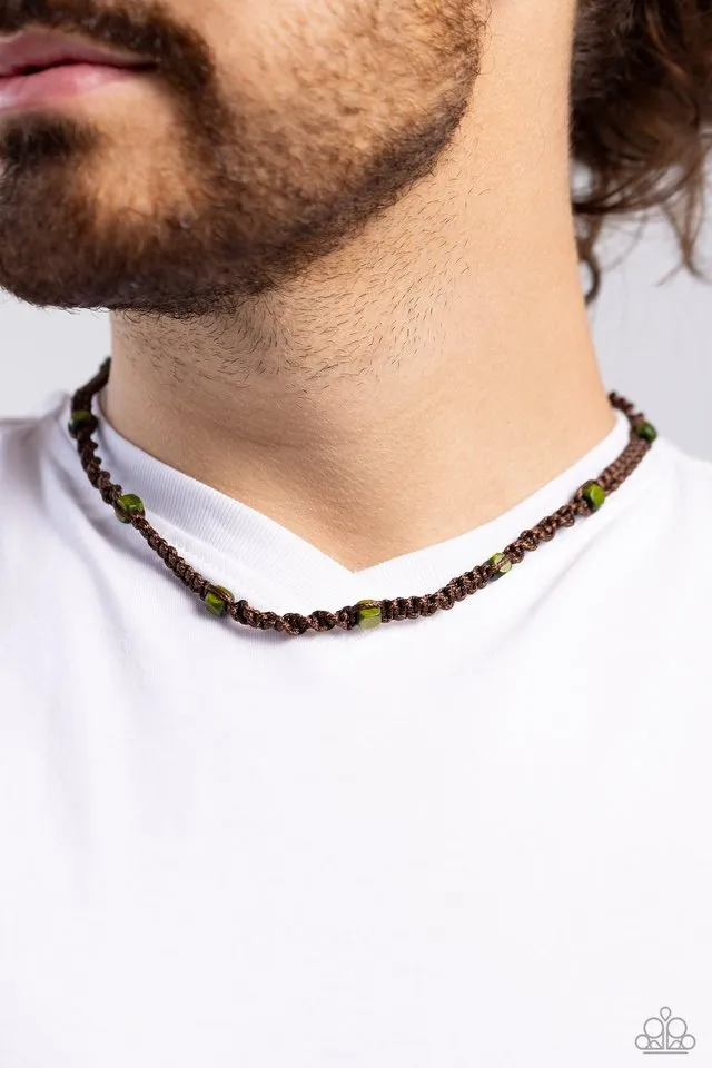 Paparazzi Necklace ~ Scenic Climb - Green