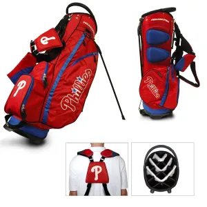 Philadelphia Phillies Team Golf Fairway Light 14-Way Top Golf Club Stand Bag