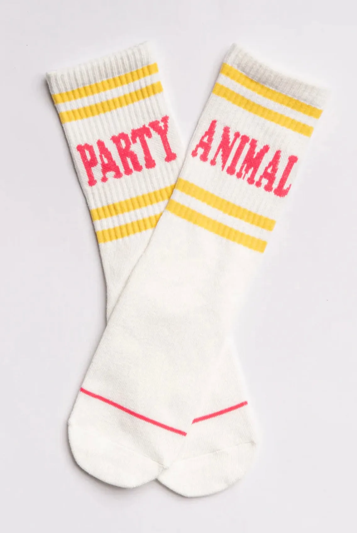 PJ Salvage Fun Socks - Cream Party Animal