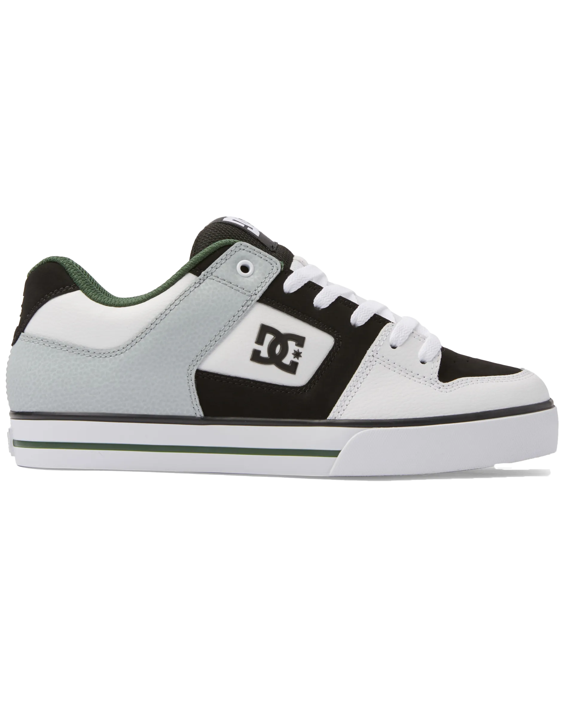 Pure Shoes in White, Black & Green