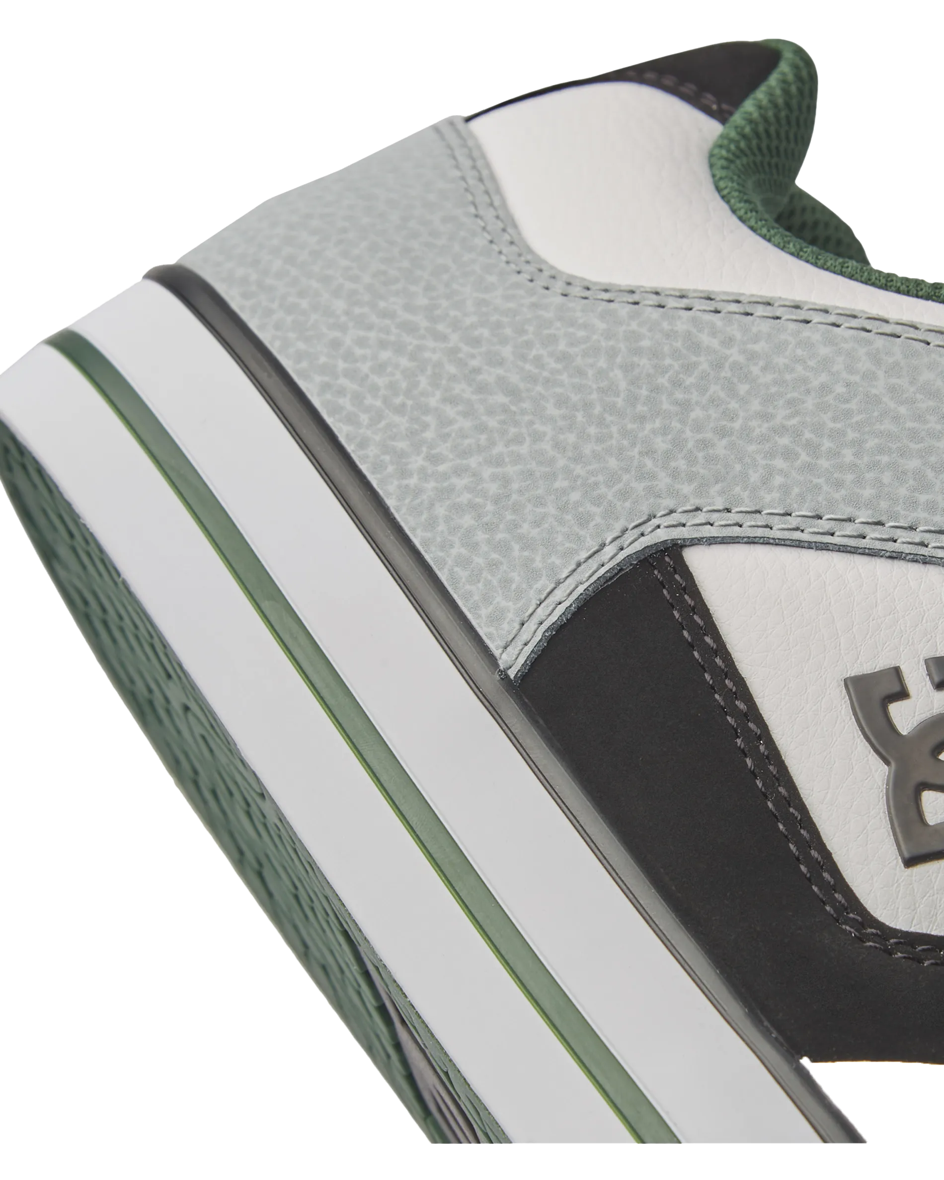 Pure Shoes in White, Black & Green