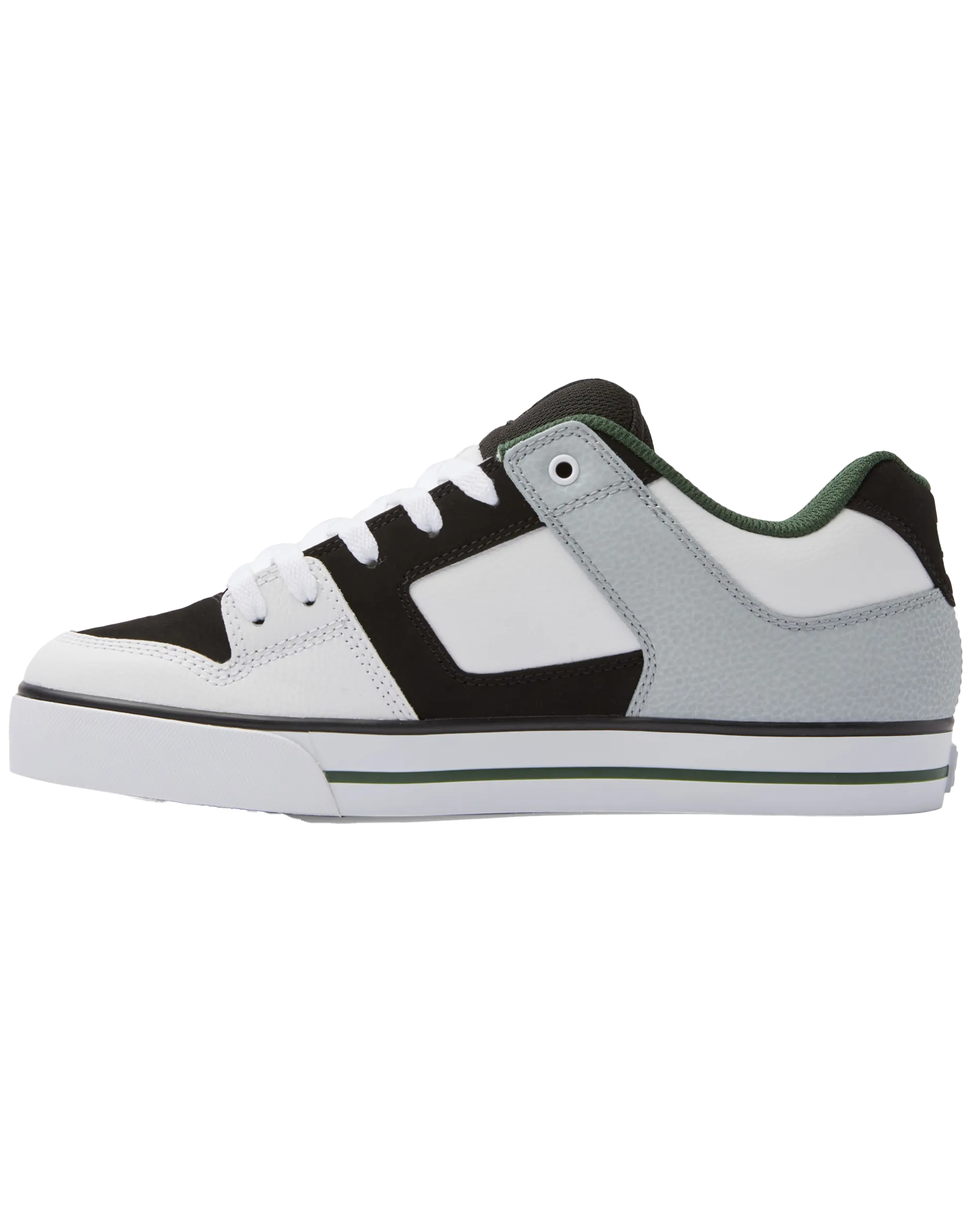Pure Shoes in White, Black & Green