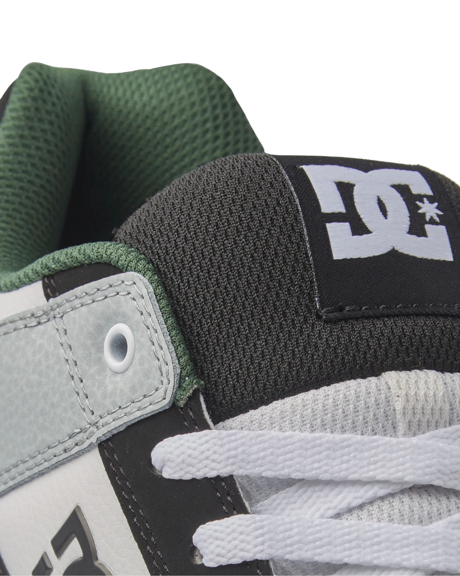 Pure Shoes in White, Black & Green