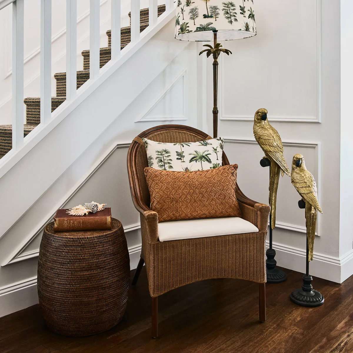 Rattan Rangoon Armchair Brown