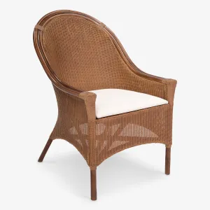 Rattan Rangoon Armchair Brown