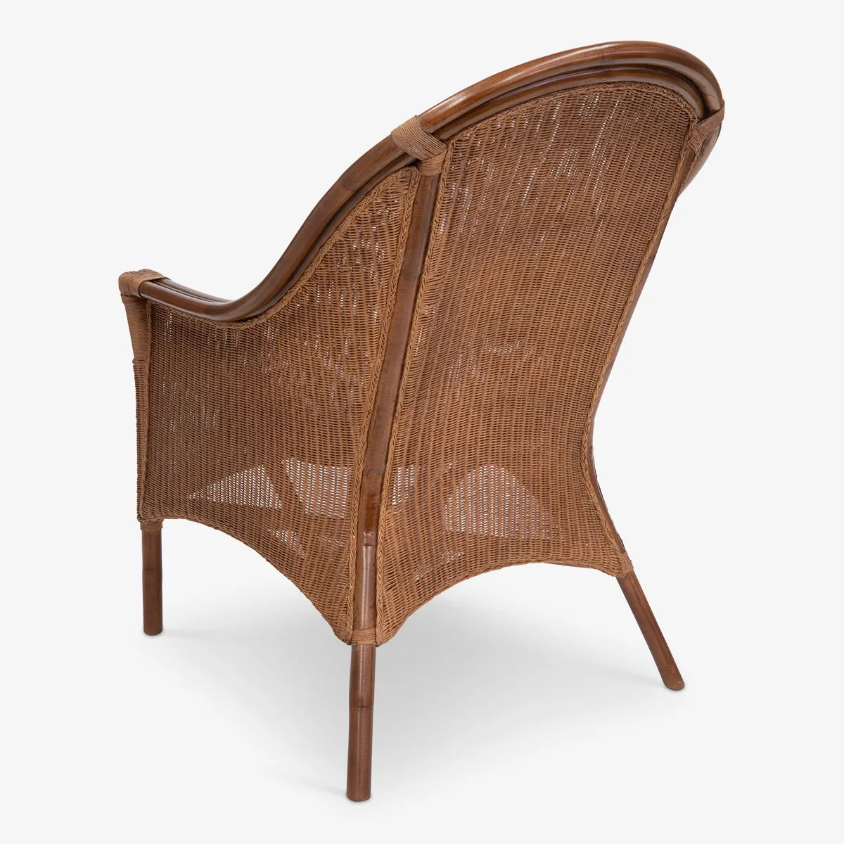 Rattan Rangoon Armchair Brown