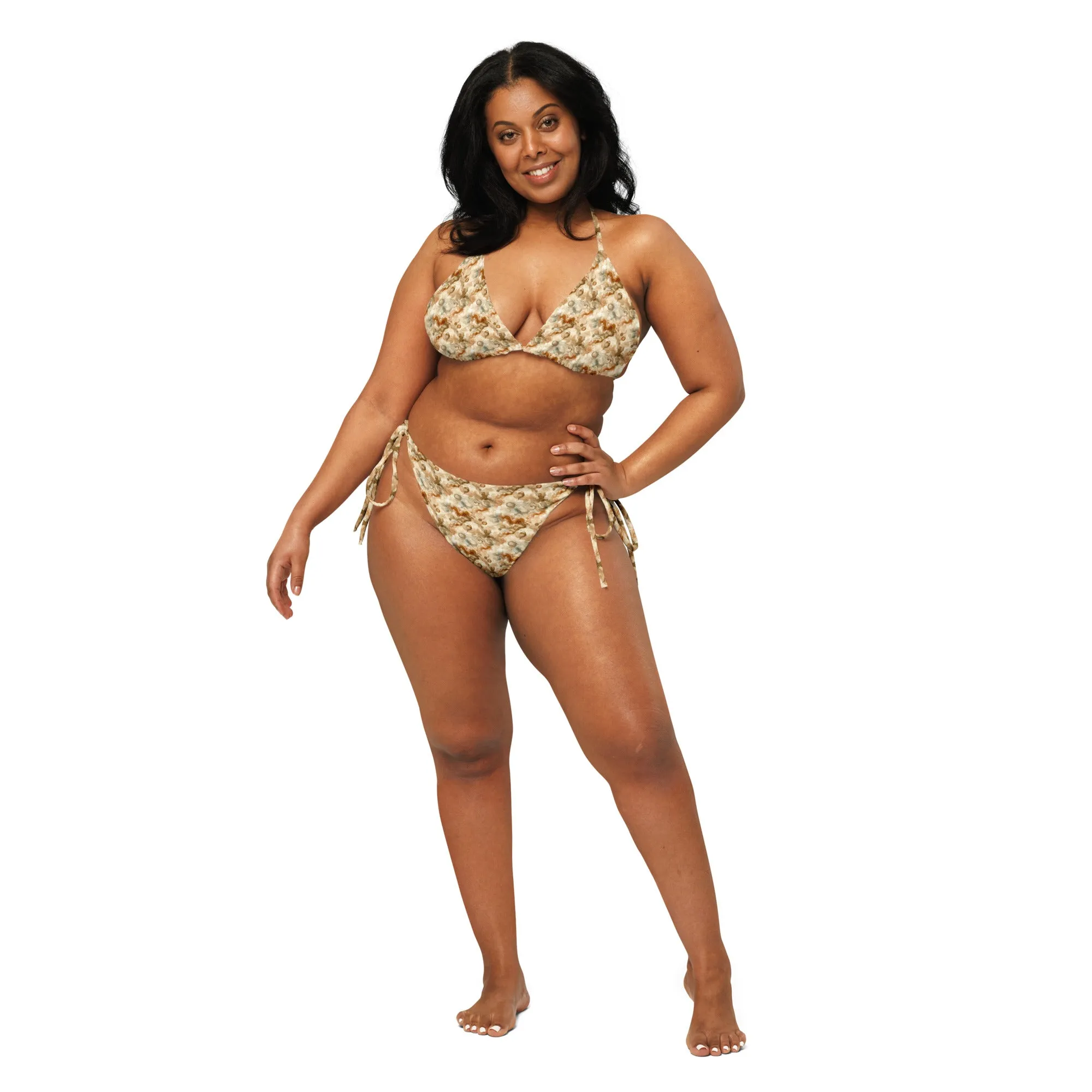 Recycled String Bikini Desert Mirage