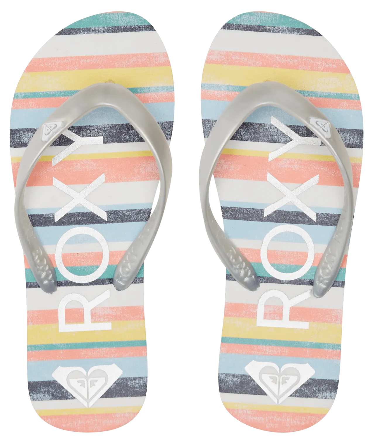 Roxy RG Tahiti VII Sandal-Stripe Citrus/Olympian Blue