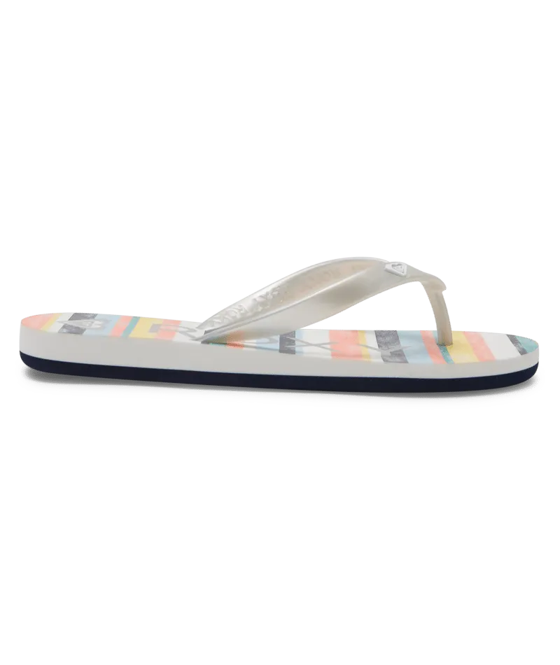 Roxy RG Tahiti VII Sandal-Stripe Citrus/Olympian Blue