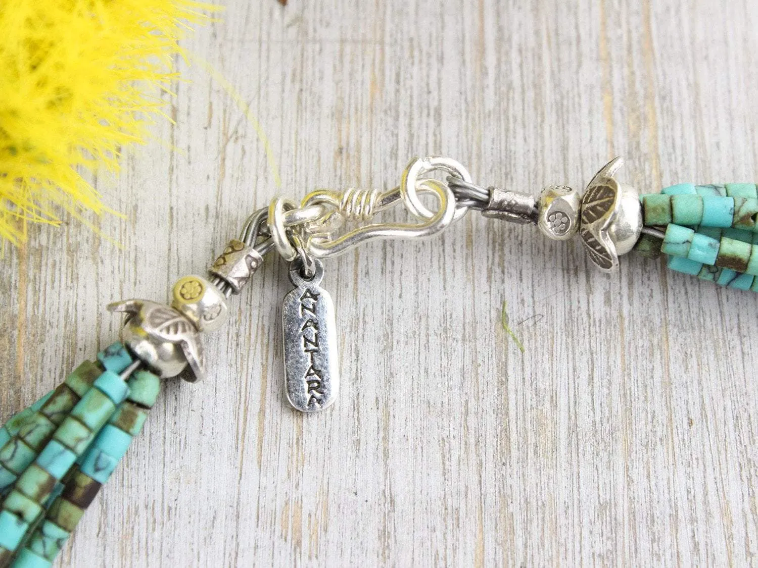 Soothing Turquoise Strands Necklace