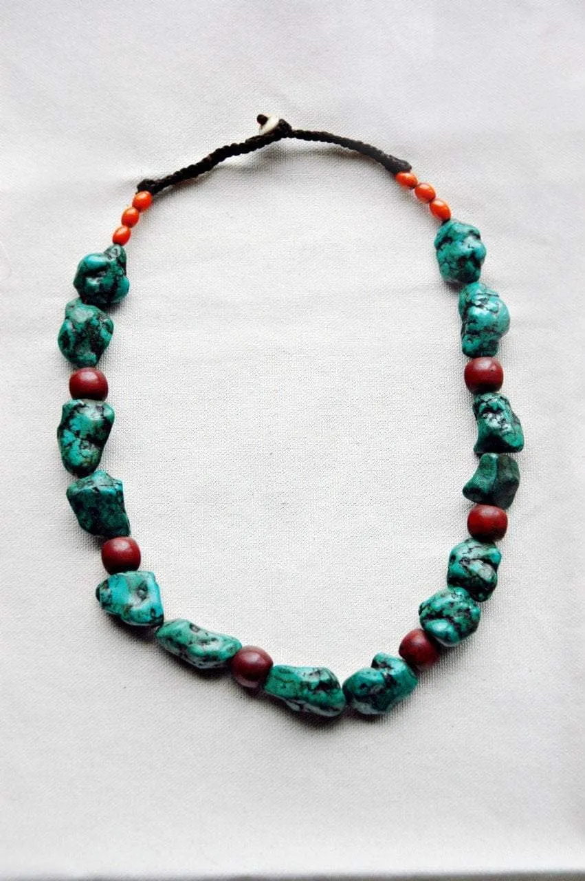 Turquoise Nugget Necklace