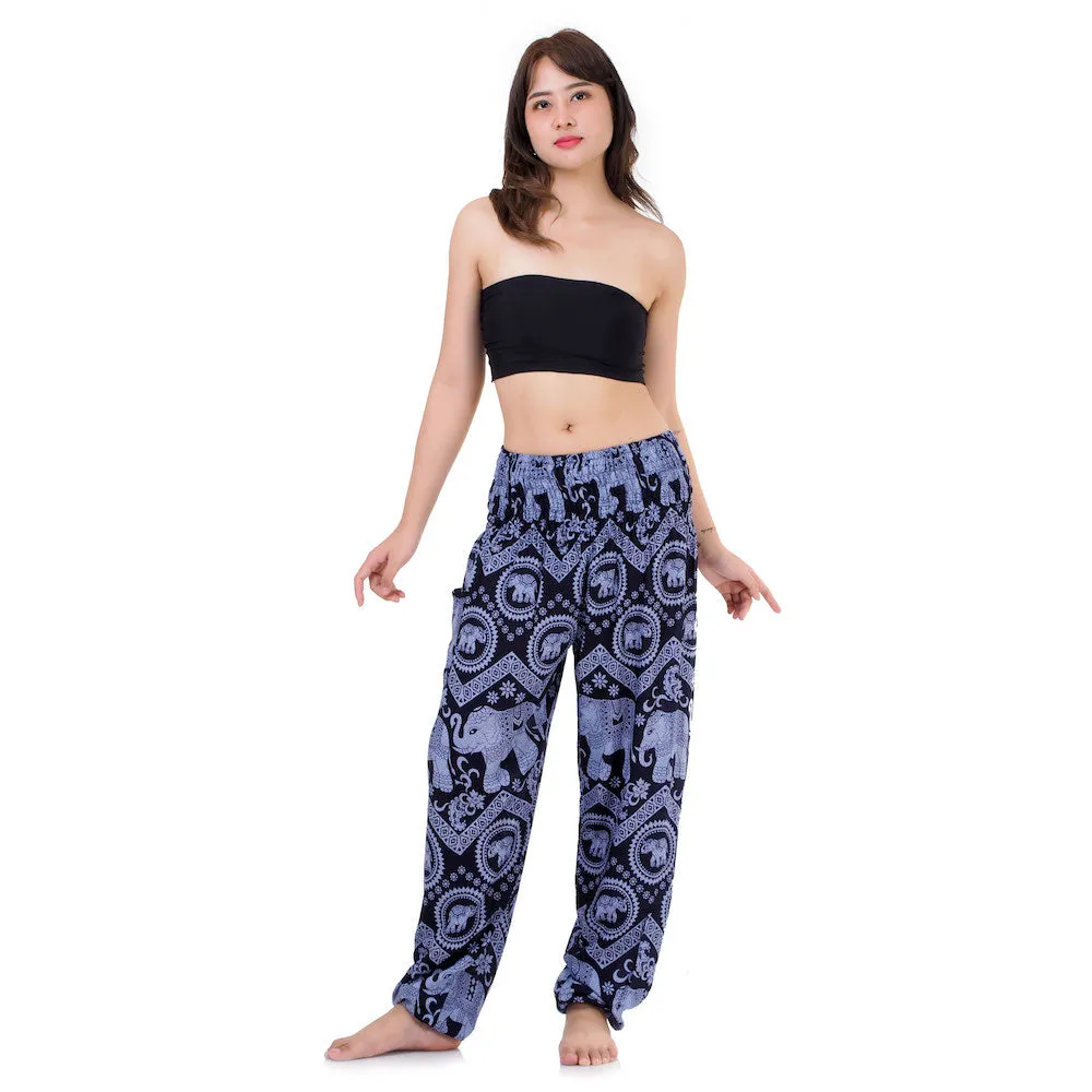 Women's Elephant Harem Pants Blue Chang