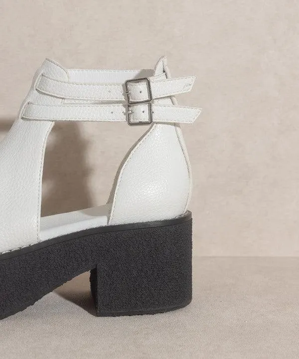 Womens Shoes Style No. Elizabeth - Platform Strapped Sandal