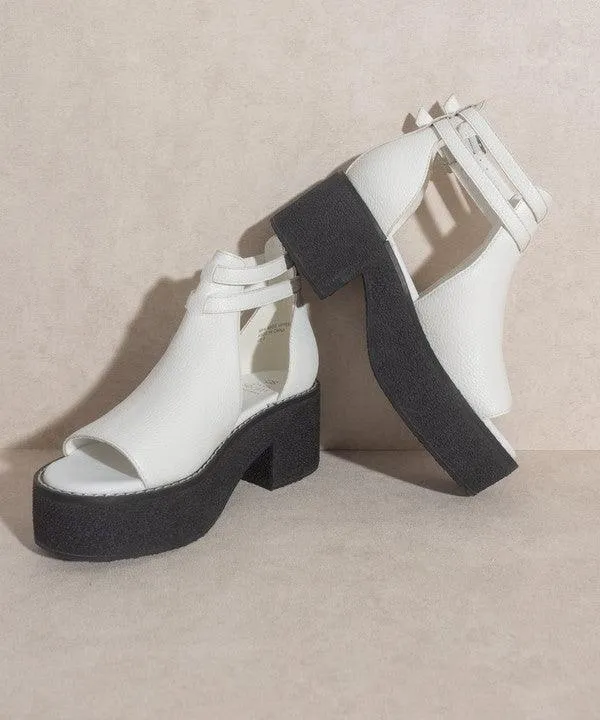 Womens Shoes Style No. Elizabeth - Platform Strapped Sandal
