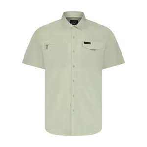 Wrangler Mens Silt Green ATG SS Cedar Zip Pocket Shirt